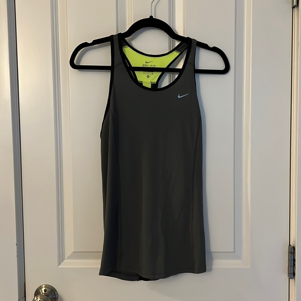 Nike racer back running dri-fit top
